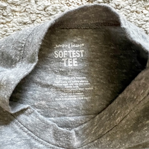 Jumping Beans Long Sleeves Dino Christmas Graphic Tee - Picture 3 of 4